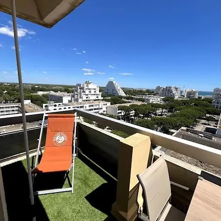 Lägenhet Sublime Vue Piscine Clim *